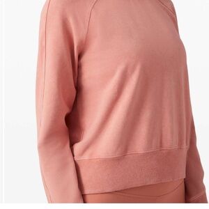 NWT - LULULEMON Pink Coral Sweatshirt size 2